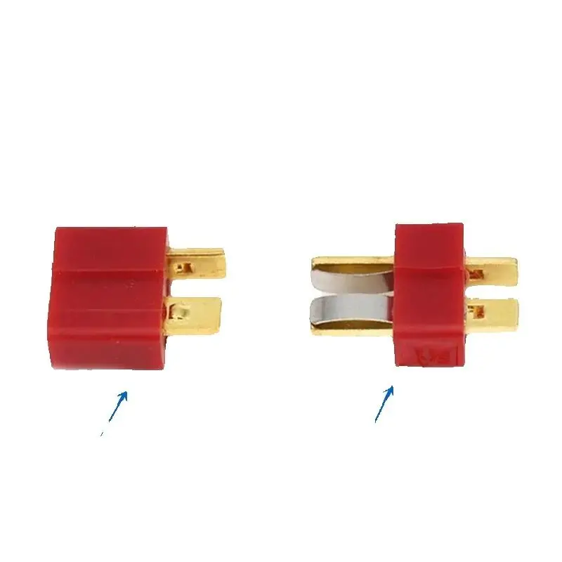 High-Current, High-Temperature Resistant Rc Boat Drone Car Accessories T-Connectors Aircraft Esc Connectors
