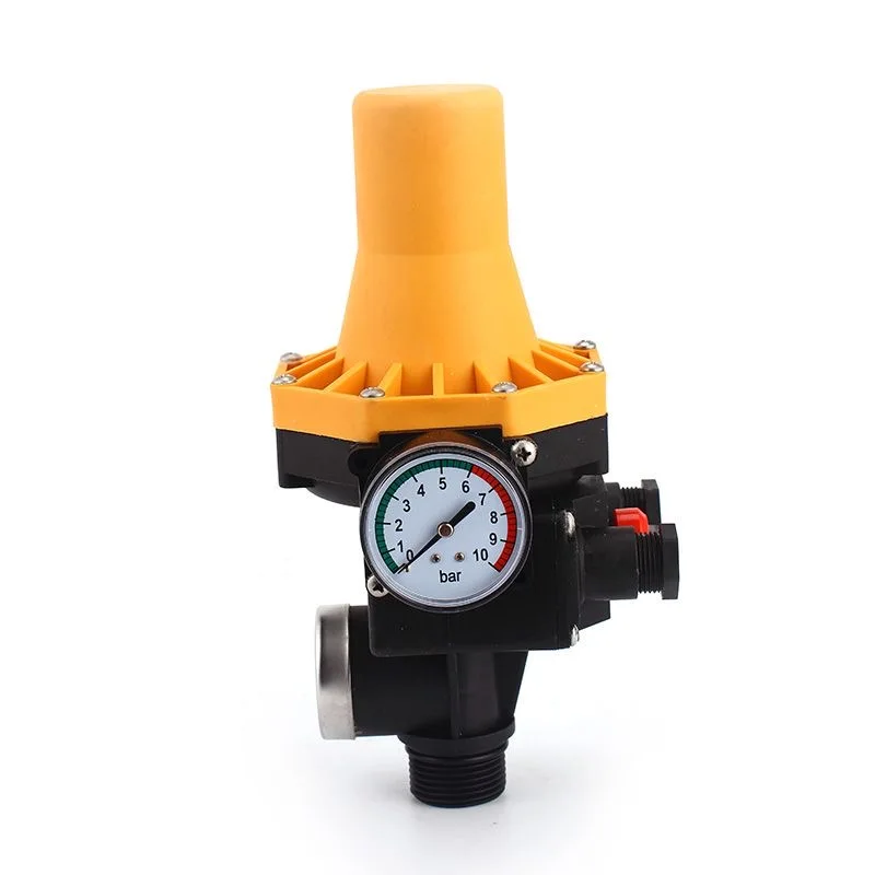 Water Pump Pressure Controller,Water Pump Automatic Controller Switch with Meter Automatic Start Stop For Water Shortage Protect