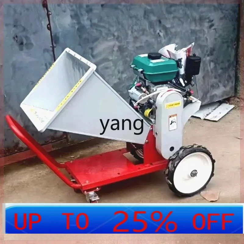 

LTT Diesel High Horsepower Shredding Machine Orchard Movable Branch Straw Wood Crusher