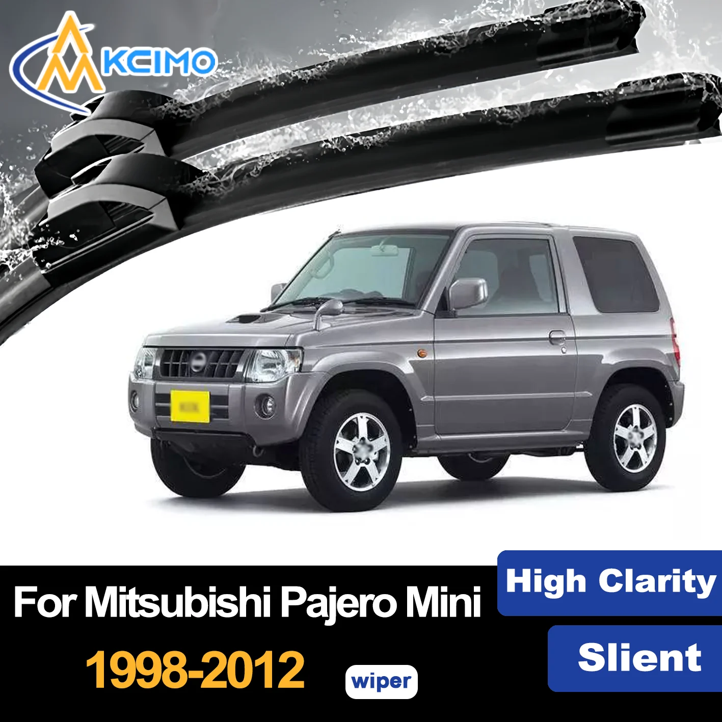 

For Mitsubishi Pajero Mini H53A/H58A 1998–2012 Nissan Kix Front Wiper Blades Car Windscreen Windshield Window Wiper Accessories