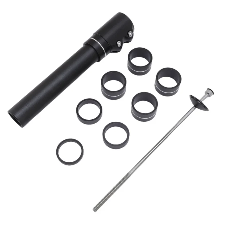 

Mountain Bike Stem Height Extender Aluminum Alloy Bike Handlebar Height Extender Head Up Adapter 210mm