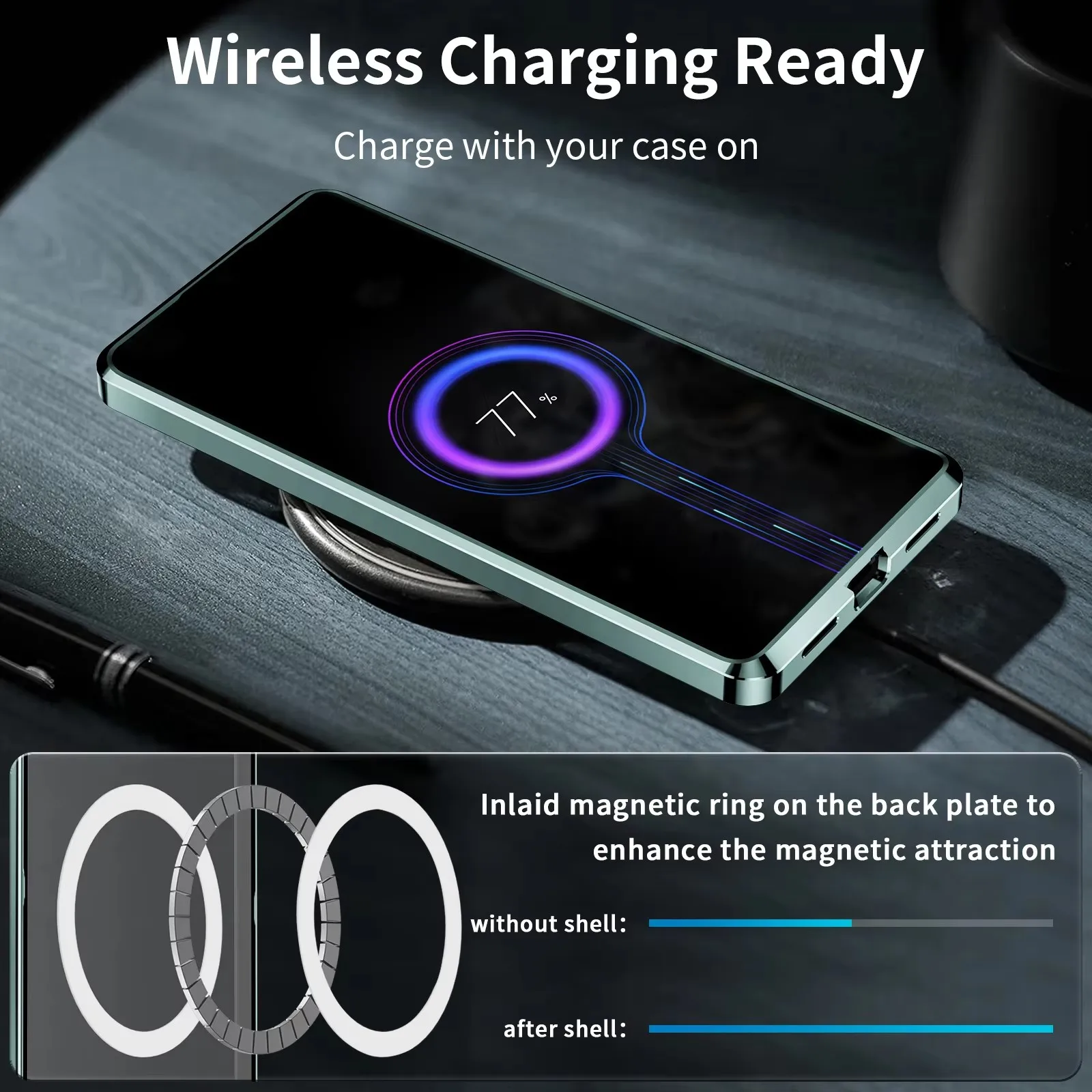 Phone Case for Samsung galaxyS25 S21 S22 S23 S24 S20 FE Clear Case Lens Protection Aluminium Metal Frame