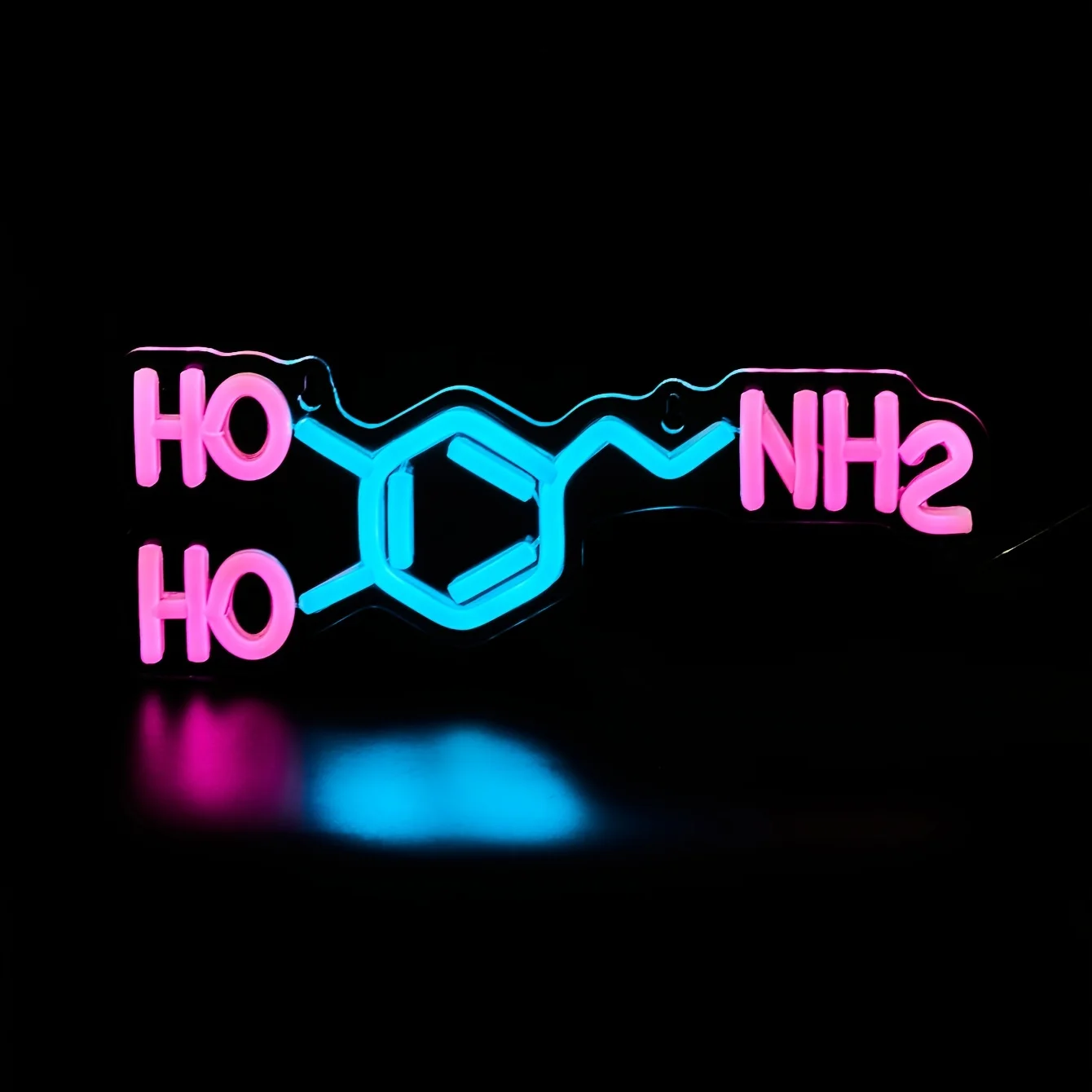 Vibrant Dopamine Symbol LED Neon Light-Wall Art for Parties, Bedrooms & Game Rooms - Sports Festival Gift, Energy-Saving,Durable view 2