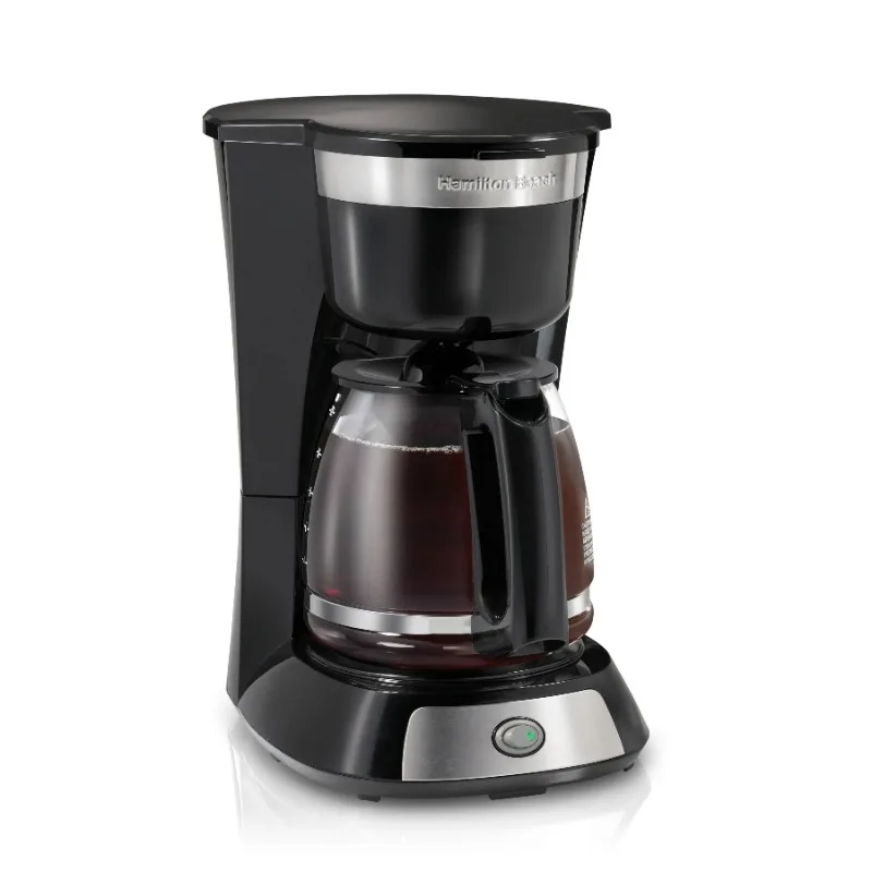 Hamilton Beach Easy Brew 12 Cup Switch Coffee Maker, Stainless Steel Accents