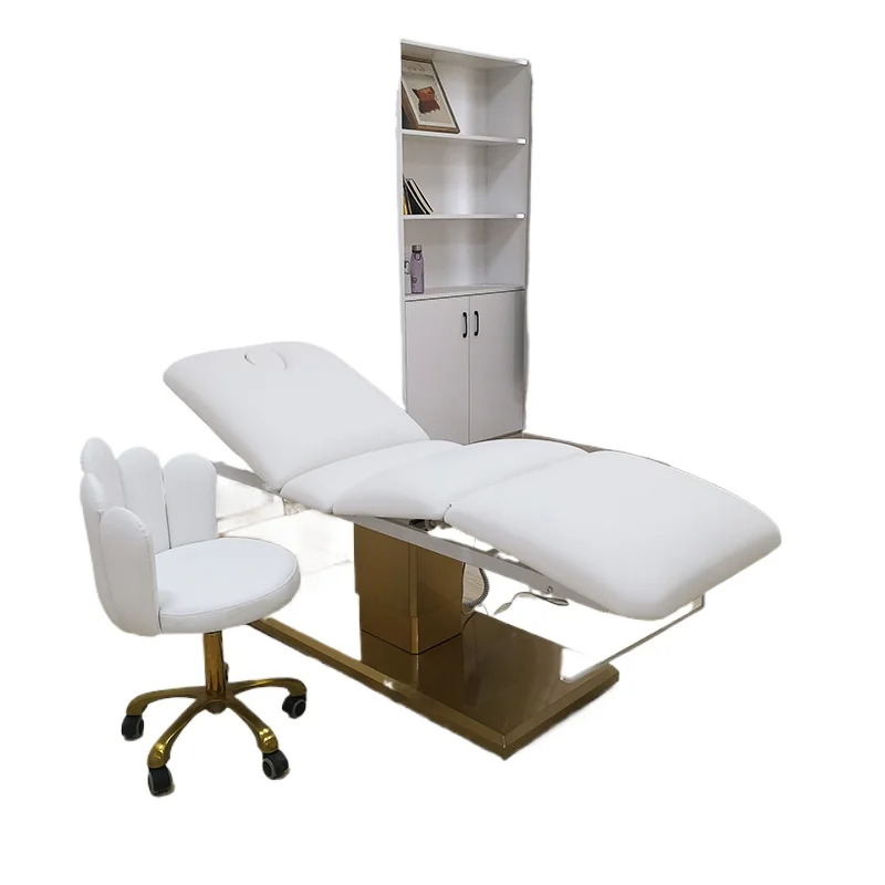 

Modern beauty salon platinum motor electric massage facial eyelash massage bed, convenient, practical and durable