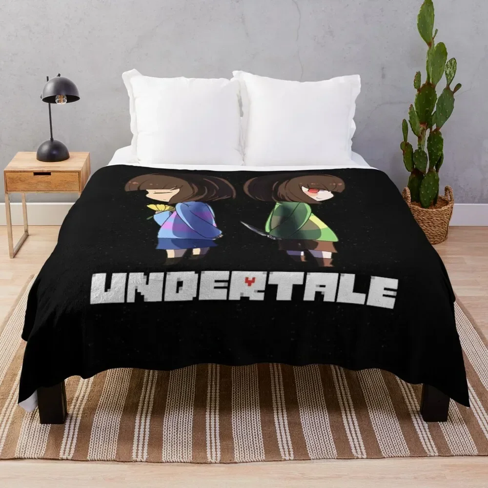 Undertale - chara and frisk Throw Blanket Hairys Multi-Purpose sofa bed Blankets