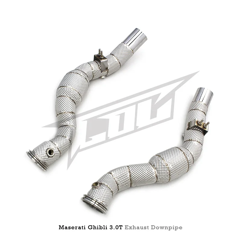 Head Section High flow Pipes Exhaust Pipes branch downpipe Exhaust Pipe with catalyst for Maserati Ghibli 3.0T 2014-2023