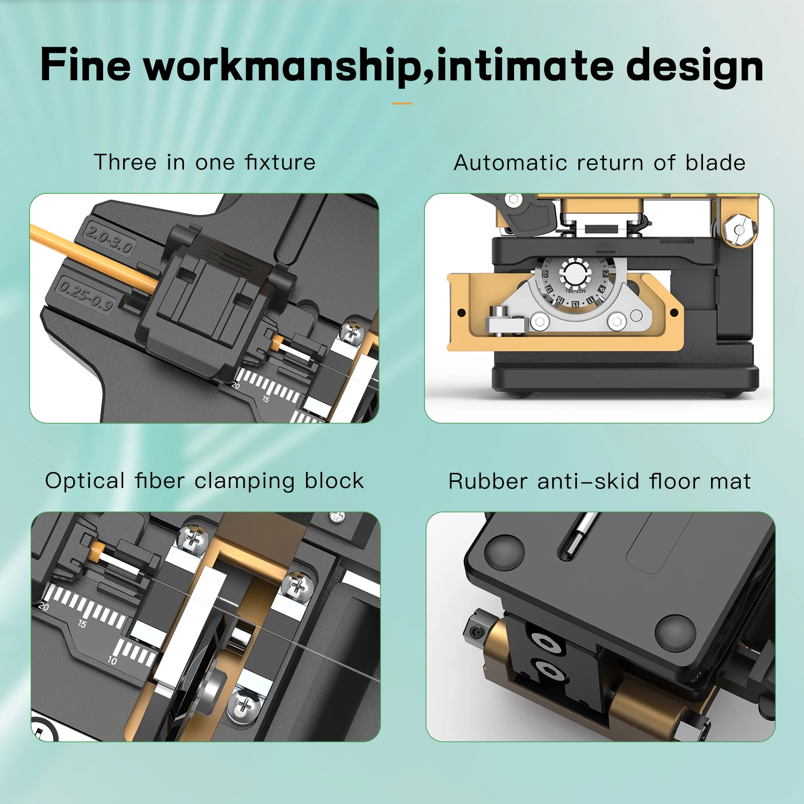 TAWAA Optical Cleaver FC-20/30 3-in-1 Universal Holder, สายไฟเบอร์ออปติกตัดมีด Fiber Cleaver