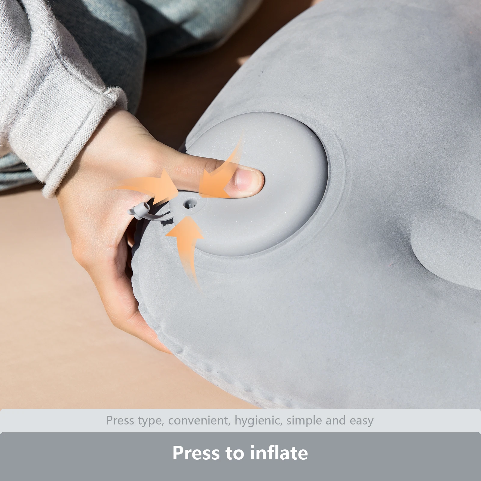 Ultralicht opblaasbaar kampeer - Travel Pillow Inflatable recensie en prijs