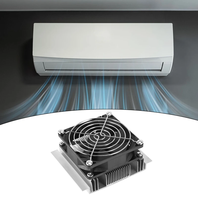 DIY Thermoelectric Cooler Cooling System Semiconductor Refrigeration System Kit Heatsink Peltier Cooler for 15L Water-A55K