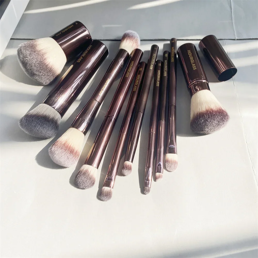 Hourglass Makeup Brush Set Luxury Powder Blush Eyeshadow Crease