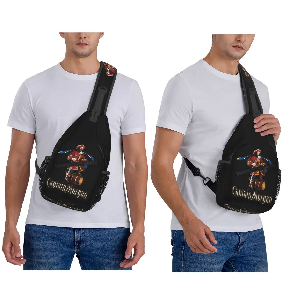 กระเป๋าคาดหน้าอกกัปตันมอร์แกนกระเป๋าสะพายข้างผู้ชายกระเป๋าสะพายข้างกระเป๋าเดินทางกระเป๋าเป้สะพายหลังเดินป่ากระเป๋าสะพายไหล่