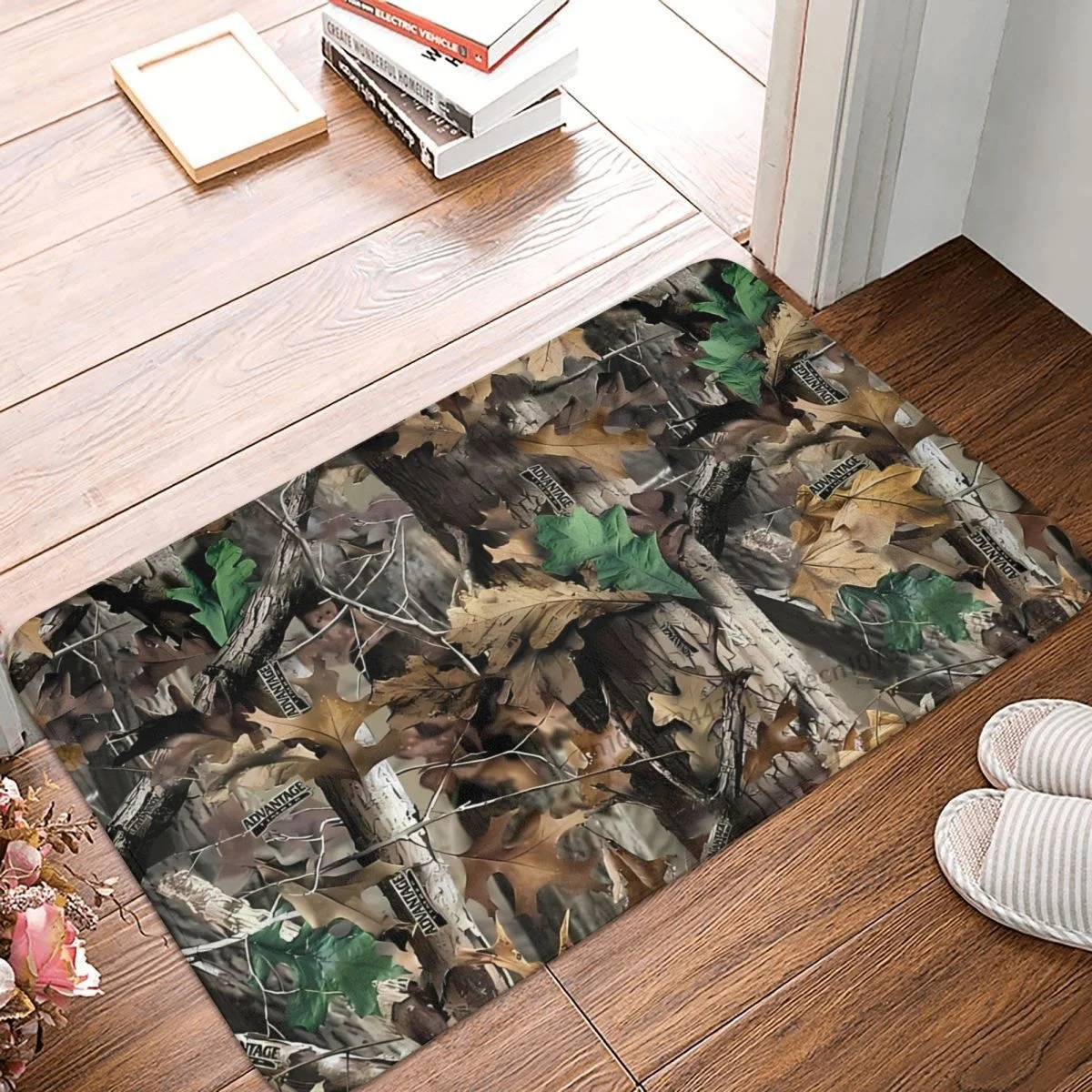 Kitchen Non-Slip Carpet Real Tree Bedroom Mat Welcome Doormat Floor Decoration Rug