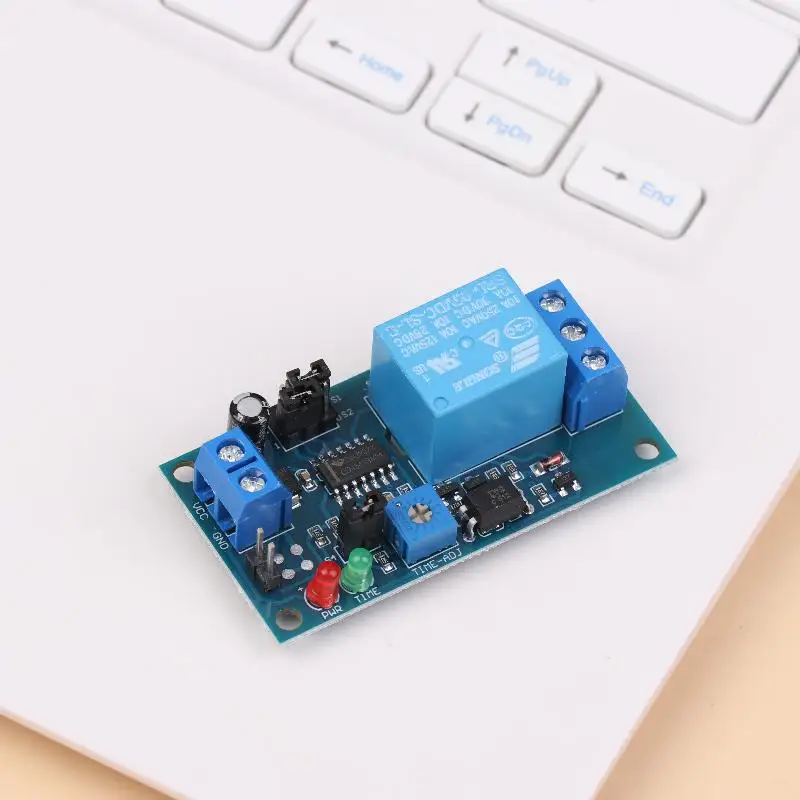 Adjustable Time Delay Relay Module 5V/12V DC Turn On /Delay Turn Off Relay Switch Module With Timer Relays Board