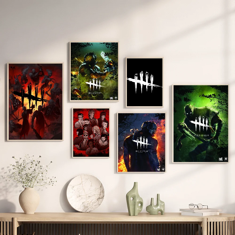 Dead By Daylight DIY Sticky Poster Fancy Wall Sticker For Living Room Bar Decoration Wall Decor