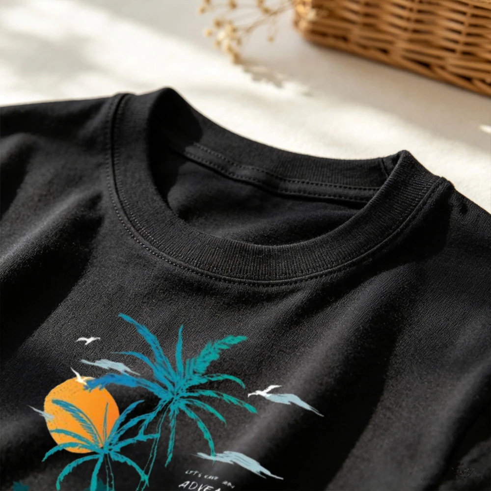 เสื้อยืดผู้ชายลายกราฟิกสนุกสนา - Men'S Formal Beach Wear บทวิจารณ์และราคา