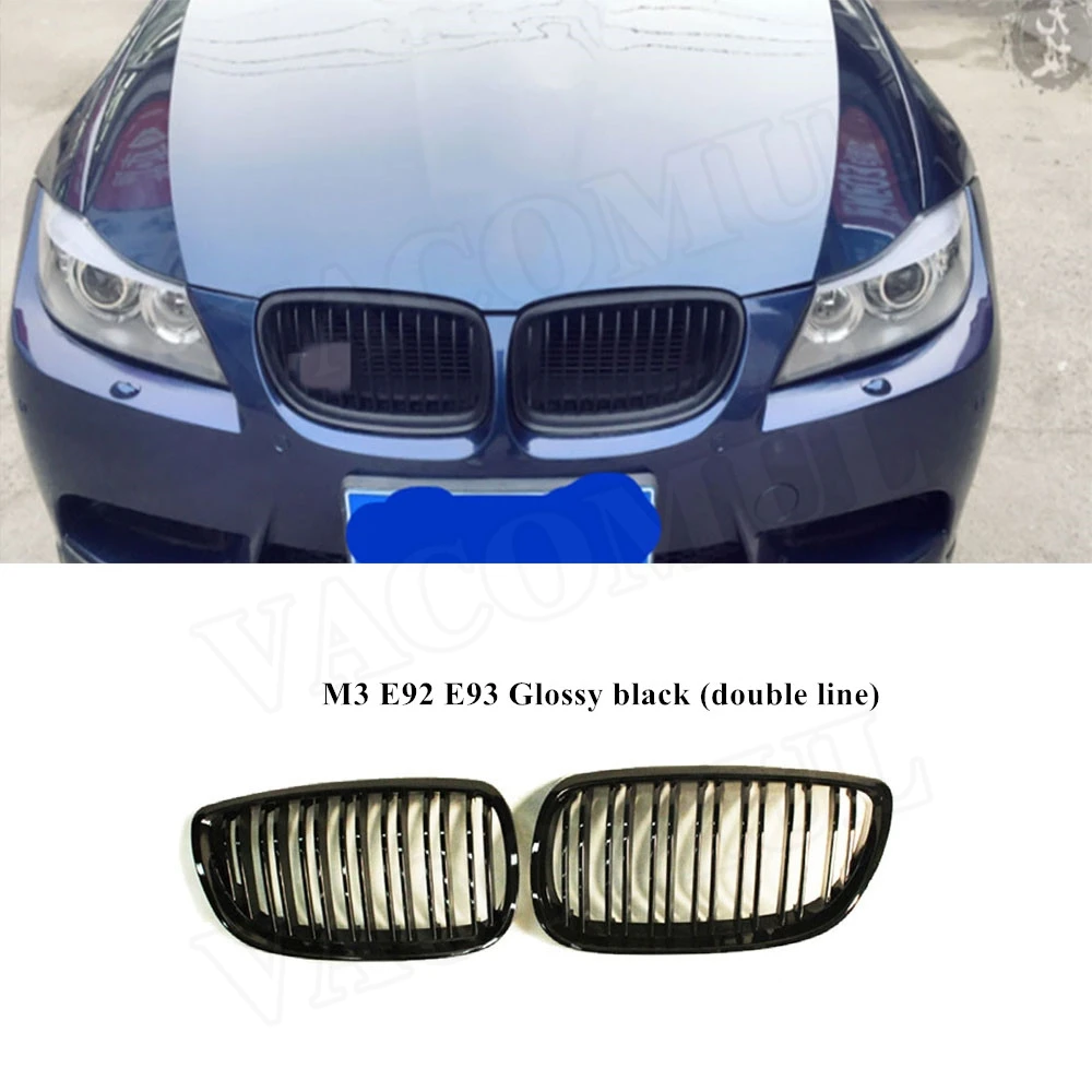 

VACOMUL Carbon ABS Material Front Bumper Fins Sport Racing Grill Grille for BMW E92 LCI E93 318i 320i 328i 335i Coupe 2 Door