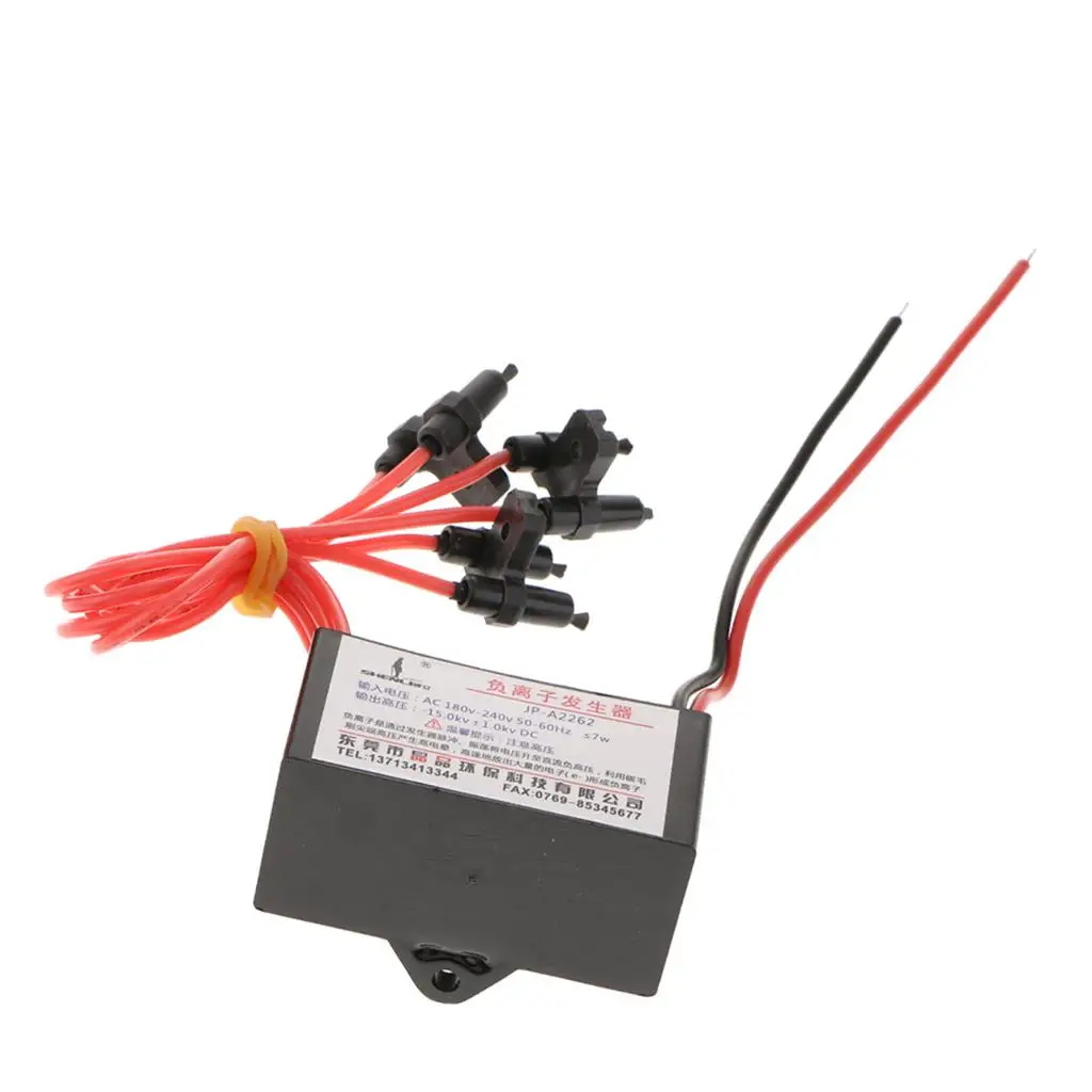 Negative Airborne Ion Anion Generator Low Power Plastic Dust Purifier for Home Car Small Room