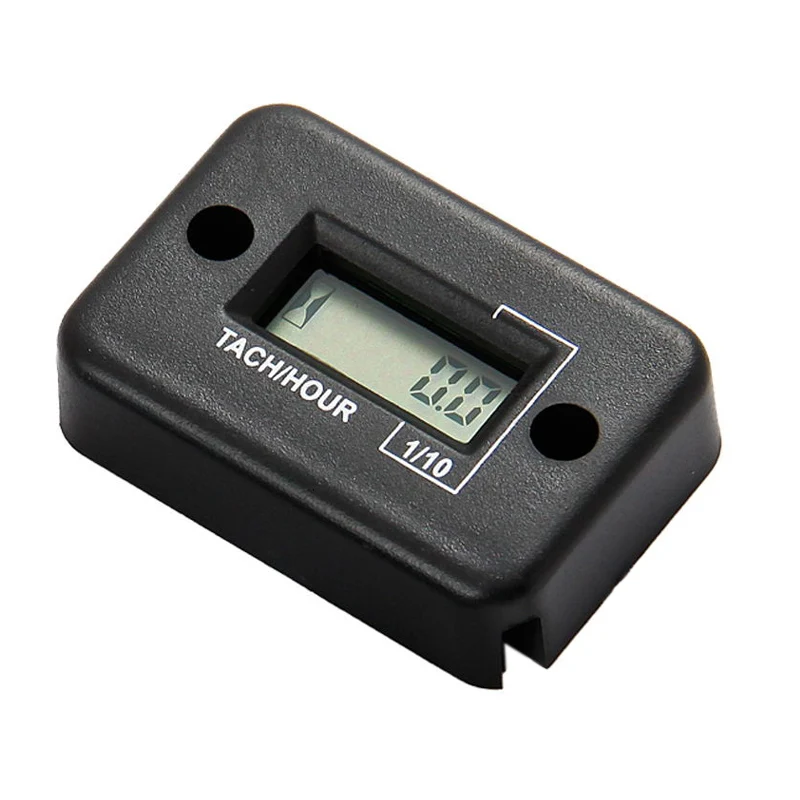 Digital Waterproof Inductive Tachometer Hour Meter RPM Meter Tachometer for Motorcycle Jet Ski Boats Forklift Truck Dirt Bike Mo