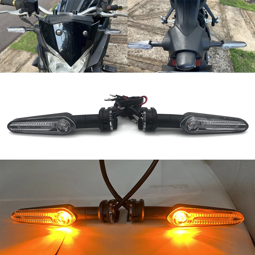 Motorcycle For YAMAHA MT07 MT03 MT09 Tracer XSR 700 Accessories Front Rear Indicator Directional Flasher Lamps Turn Signal Ligh
