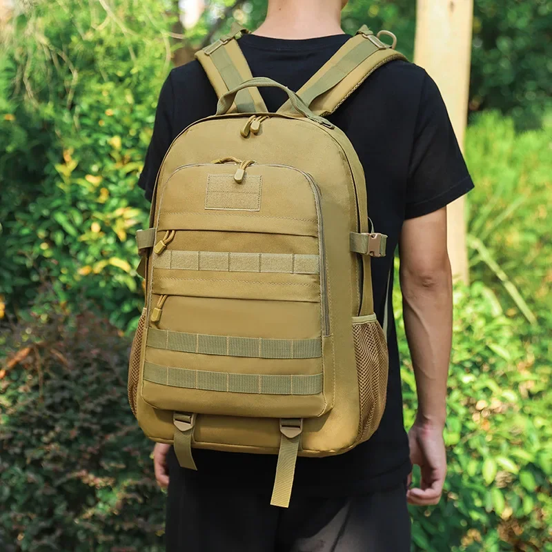 Military Tactical Backpack Camouflage Oxford Waterproof Hiking Rucksack for Outdoor Sports Durable Anti-Scratch Hiking Backpack