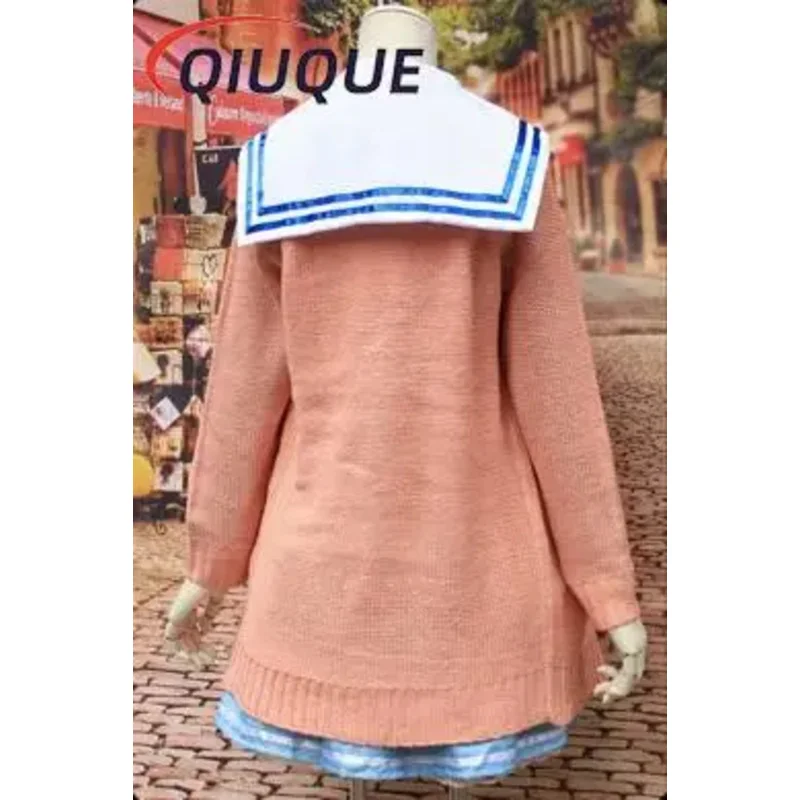 Japanese Anime Kyokai no Kanata Cosplay Beyond the Boundary Kuriyama Mirai Cosplay Costume Women Girls School Uniforms Sweater P