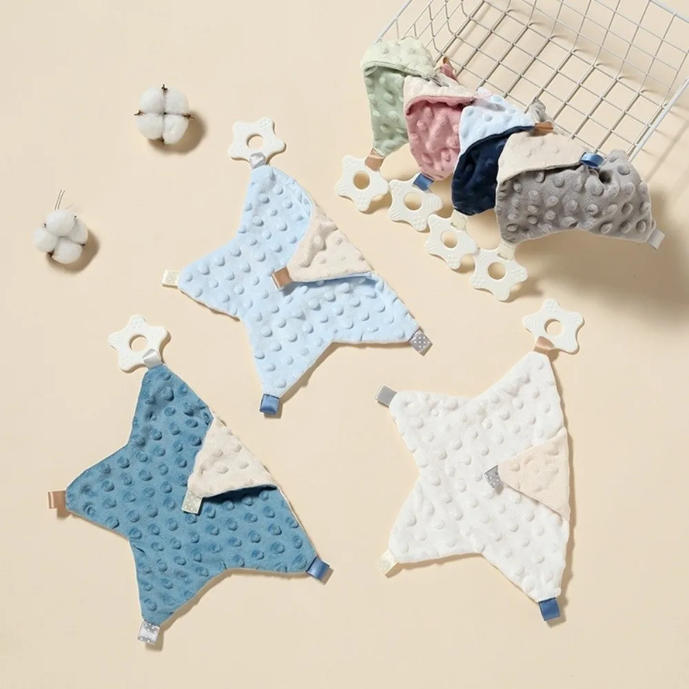 Lovely Soft Appease Towel Star Shape Sleeping Nursing Teether Soothing