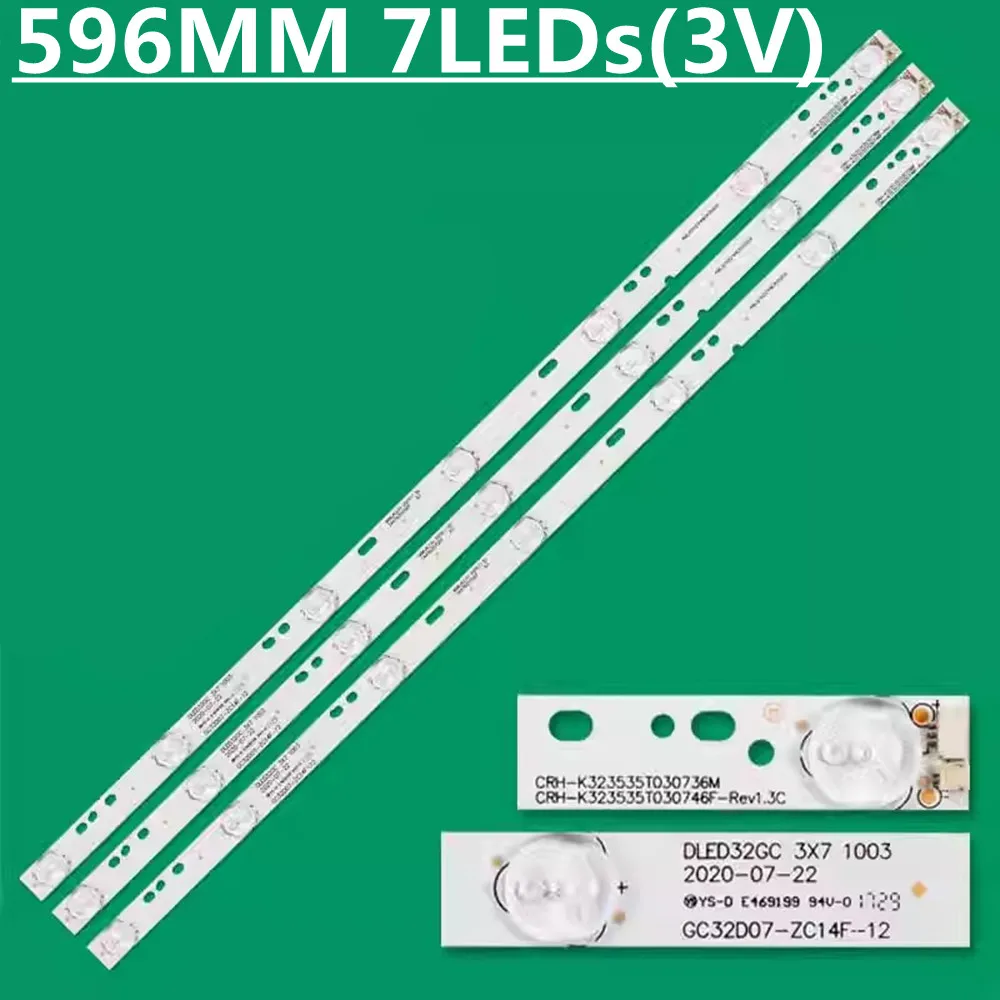 Светодиодная лента для DLED32GC 3X7 1003 GC32D07-ZC14F-12 32S230 32S560 LED32C370 32L21 L32C11 LE32D99 LE-32TL2600 LE32M09 CN32CN720 Светодиодная лента для DLED32GC 3X7 1003 GC32D07-ZC14F-12 32S230 32S560 LED32C370 32L21 L32C11 LE32D99 LE-32TL2600 LE32M09 CN32CN720