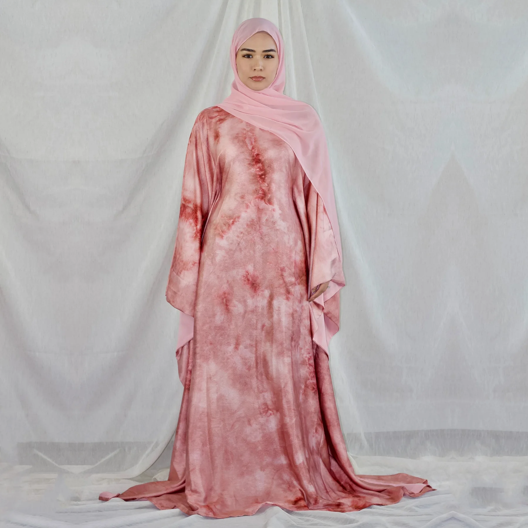 

Рамадан Дубай Абая Платье с внутренним поясом и принтом Скромные мусульманские платья Ид Джеллаба Женский кафтан Kebaya Marocain Femme Robe Jalabiya