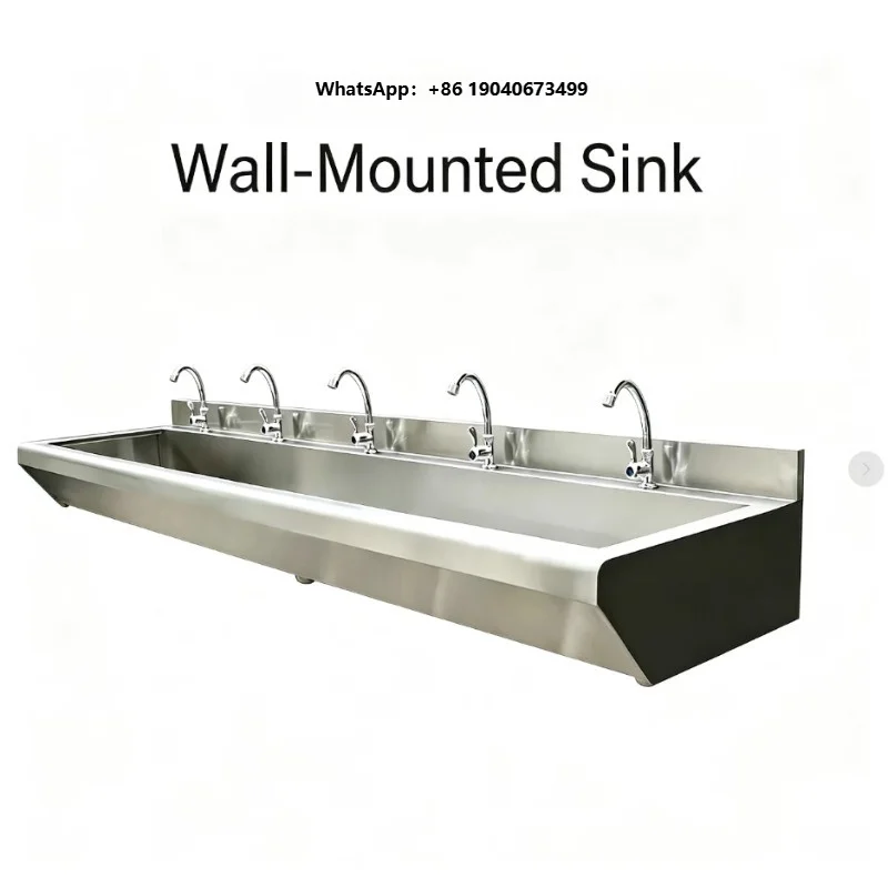 Stainless Steel Sink, Floor-mounted Kitchen Vegetable Washing Basin, Commercial Hand Washing Basin lzx