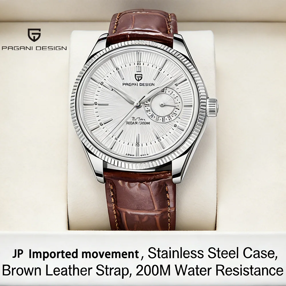 

Мужские кварцевые часы PAGANI DESIGN, роскошные часы для дайвинга с сапфировым стеклом, мужские водонепроницаемые часы с датой, водонепроницаемость 200 м, мужские повседневные часы