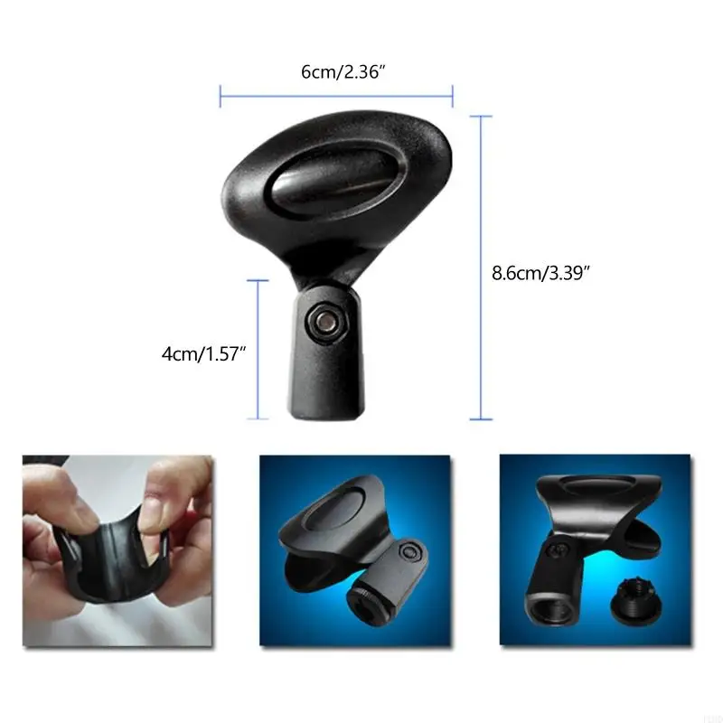 J1HD Гибкие крупные микрофона для всех портативных передатчиков адаптер держателя микрофона