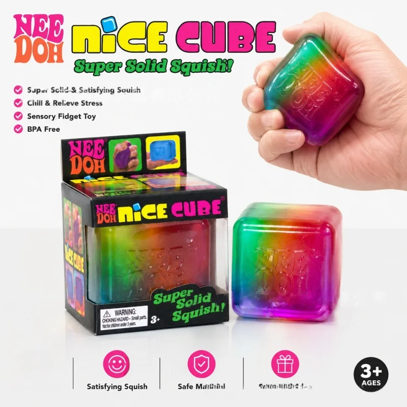 NeeDoh Rainbow Cube Squishy Fi - Fire Starter Cube avis et prix