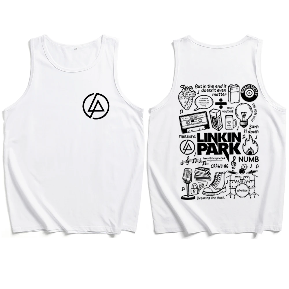 

Linkin-Park Жилет Linkin-Park Merch Мужские Женские уличные топы унисекс