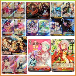 Weiss Schwarz-tarjetas Flash láser raras para niños, juguetes coleccionables de Anime, ACG, Yuzuriha Inori Hatsune Miku, regalo de cumpleaños