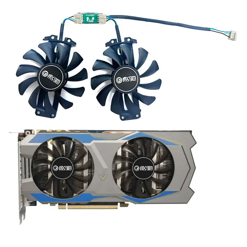 75MM New For  GALAX  GeForce GTX760 2GB TIGER OC Graphics Card Replacement Fan GA81S2U