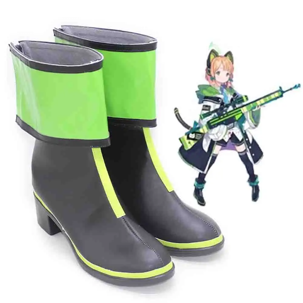 

Game Blue Archive Saiba Midori Cosplay Shoes Anime Halloween Christmas Women Men Boots Role Play Outfit Props Accessory