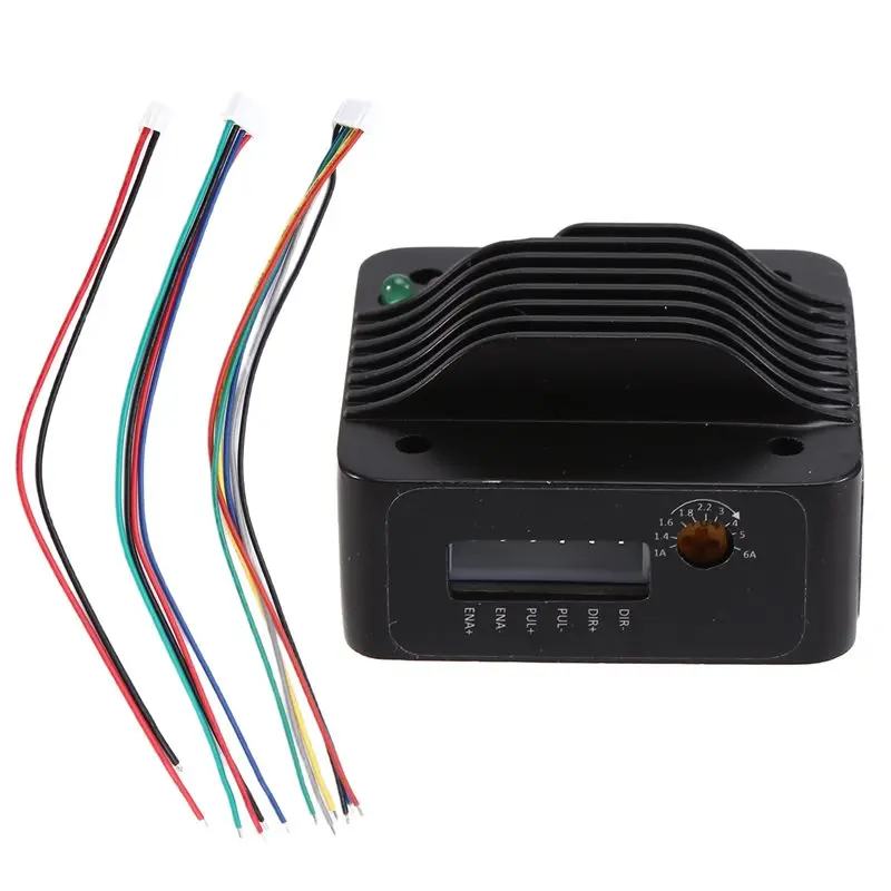 

Adjustable 128 Micro-Step Mini Size Stepper Motor Driver Pulse Control DC 2A Pmd006p6