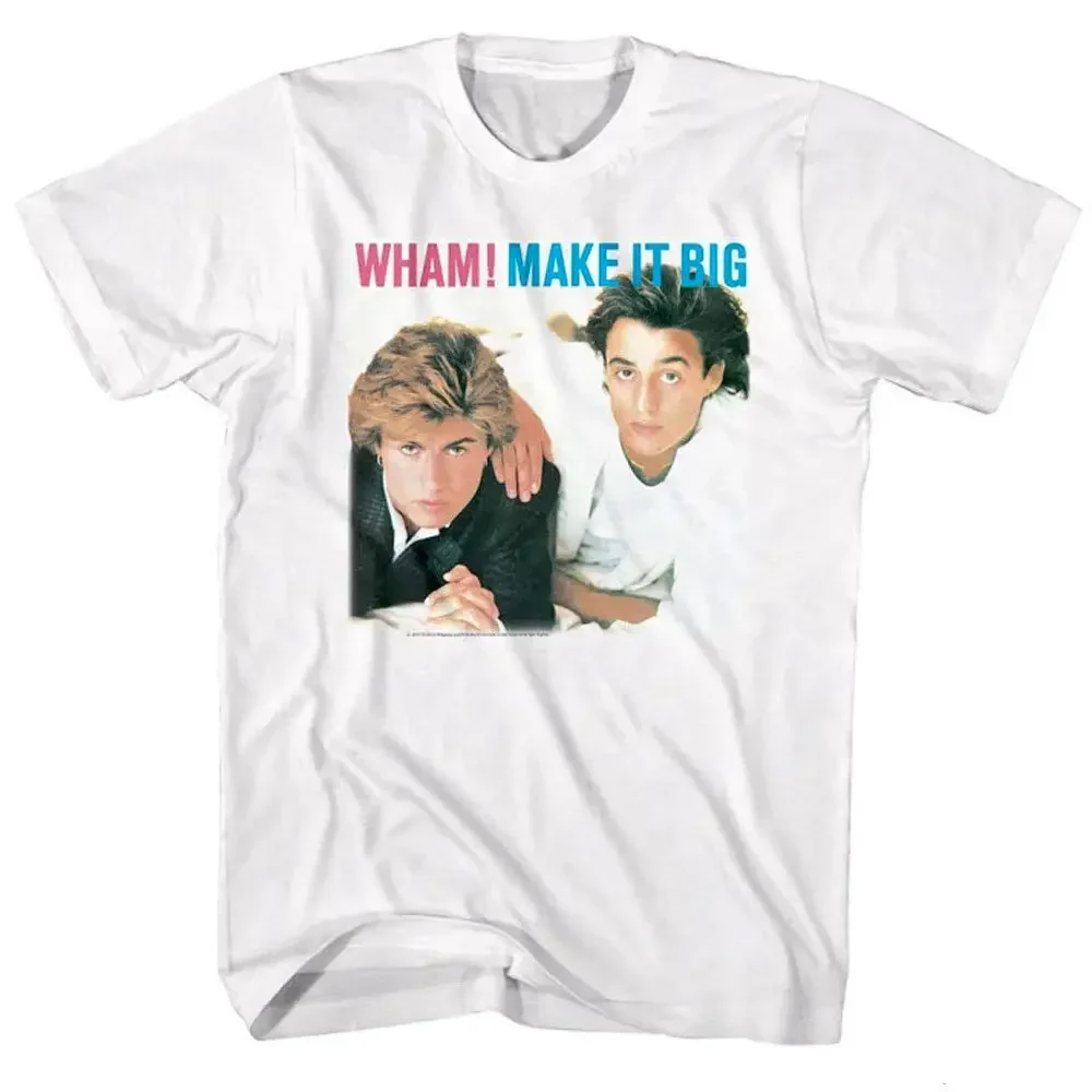 Wham George Michael Make It Big Men'S T Shirt Pop Music Album Cover Tour Merch