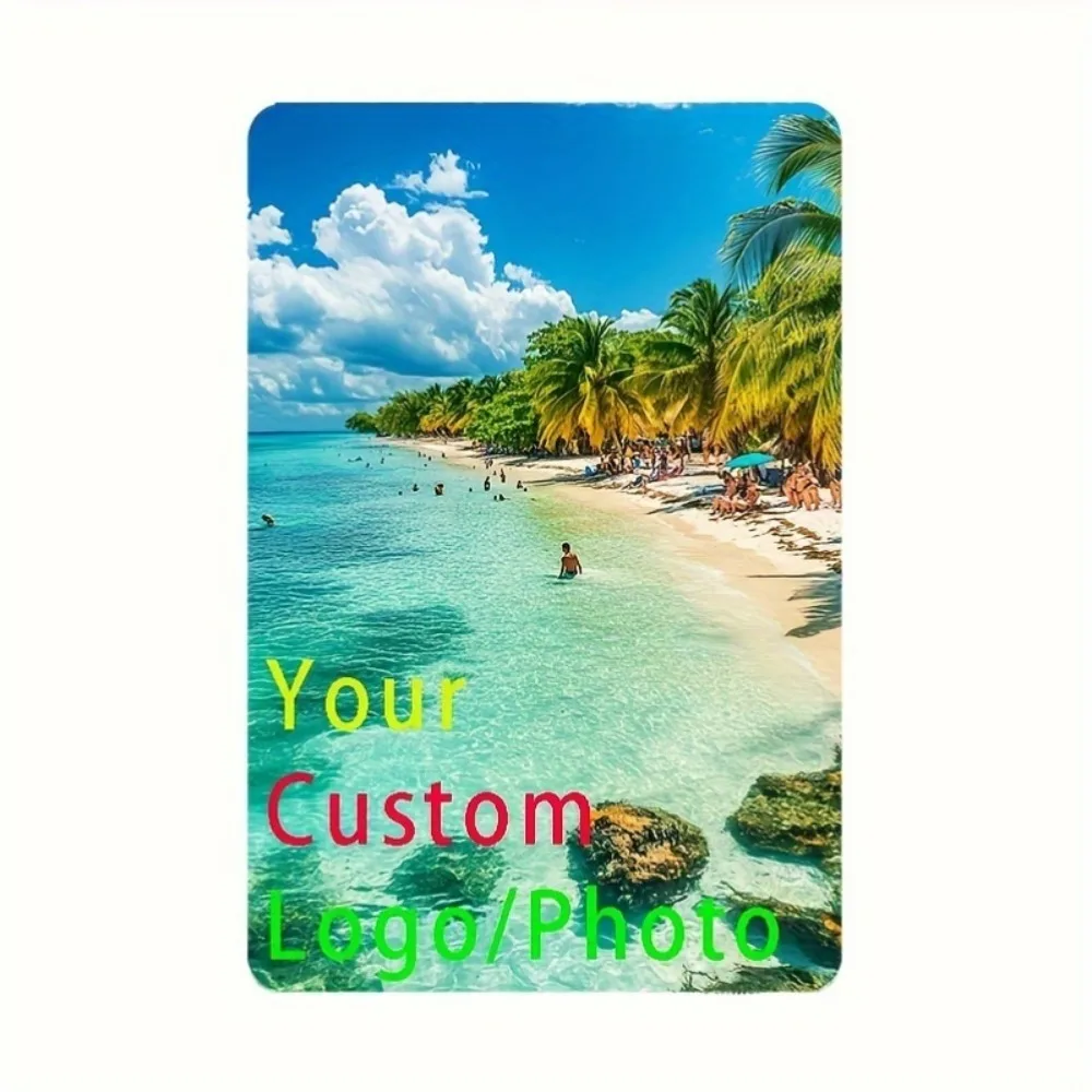 Classic Vintage Customizable Metal Wall Decor 8x12 Inch No Power Personalized Plaque Indoor Outdoor Home Bar Office Gift