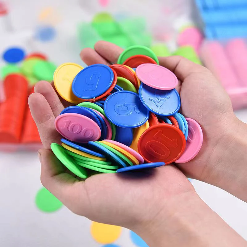 Pokerchips mit Zahlen, Zählmarkierungen, Brettspiele für Erwachsene, Kinder, Party, Karneval, lustige Gastgeschenke, Juegos De Mesas Para Alem La Familia – Detail 1