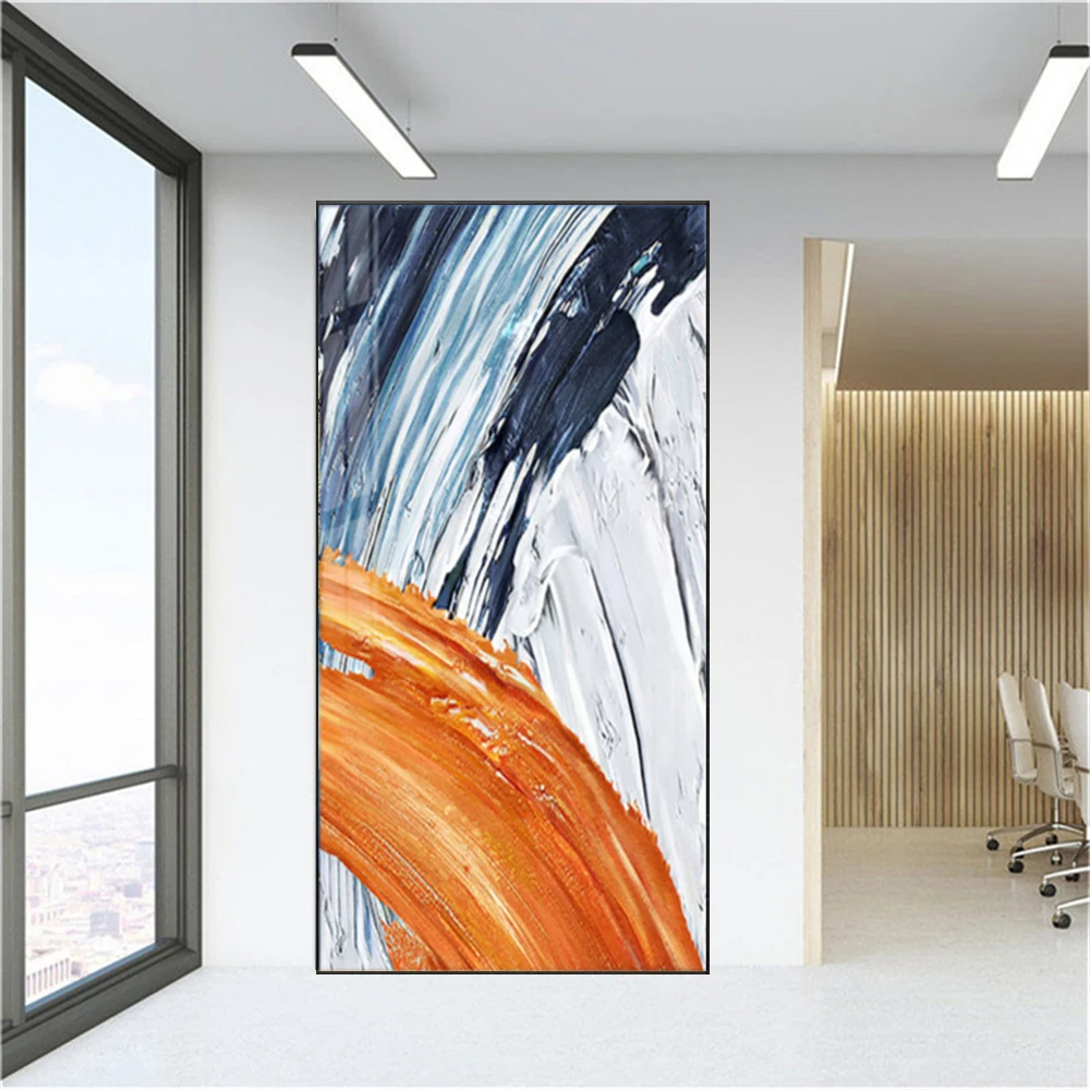 

Abstract Mural 100% Hand-Painted Oil Painting Landscape Image On Canvas Colorful Wall Art Pictures For Living Room Home Decor