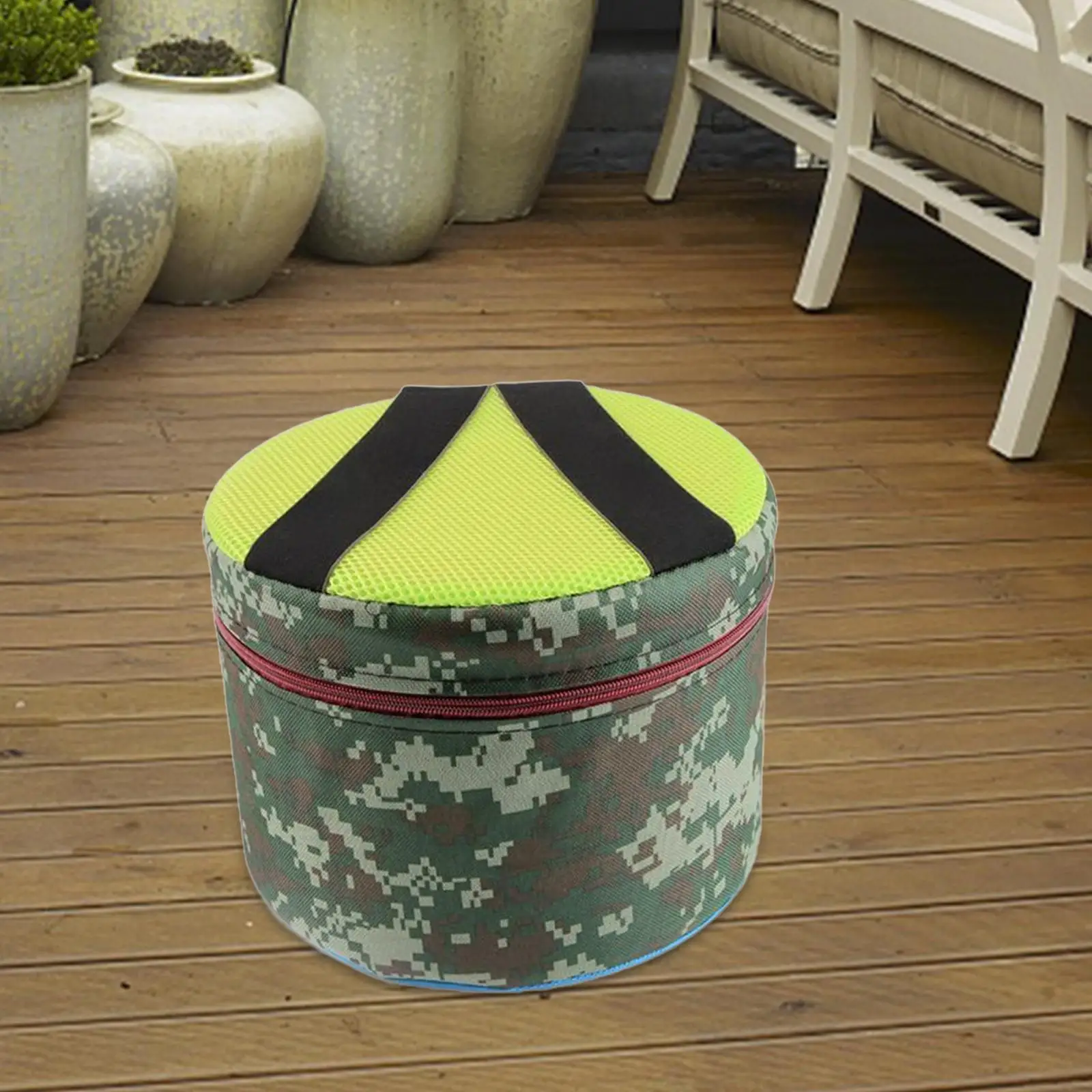 Portable Garden Stool with Comfortable Cushion for Outdoor Use