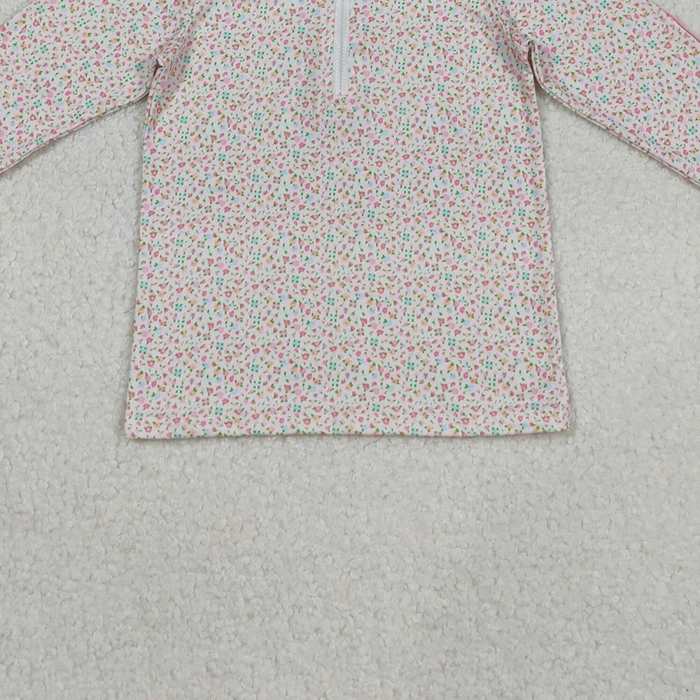 Z917-09 GT1145 ملابس بوتيك للأطفال بأكمام طويلة قميص بناتي للأطفال #5