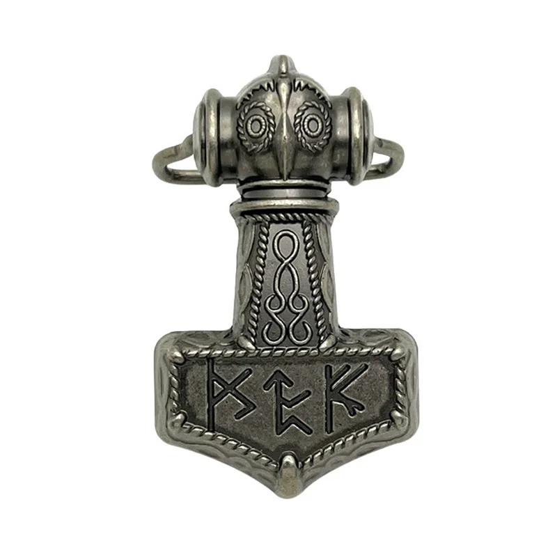 Viking Thor's Hammer belt buckle Western style European and American