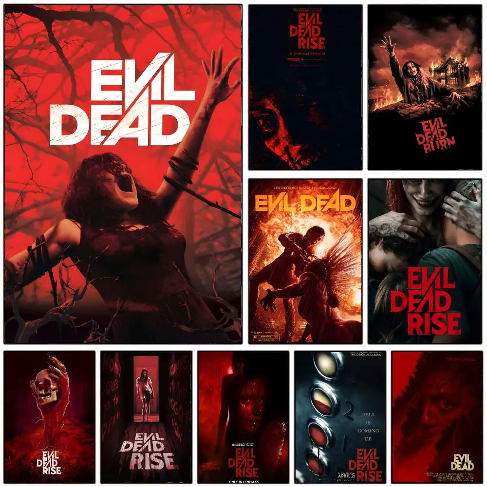Horror Movie Evil Dead Rise Poster Modern Home Decoration Interior Design & Contemporary Wall Art Collection