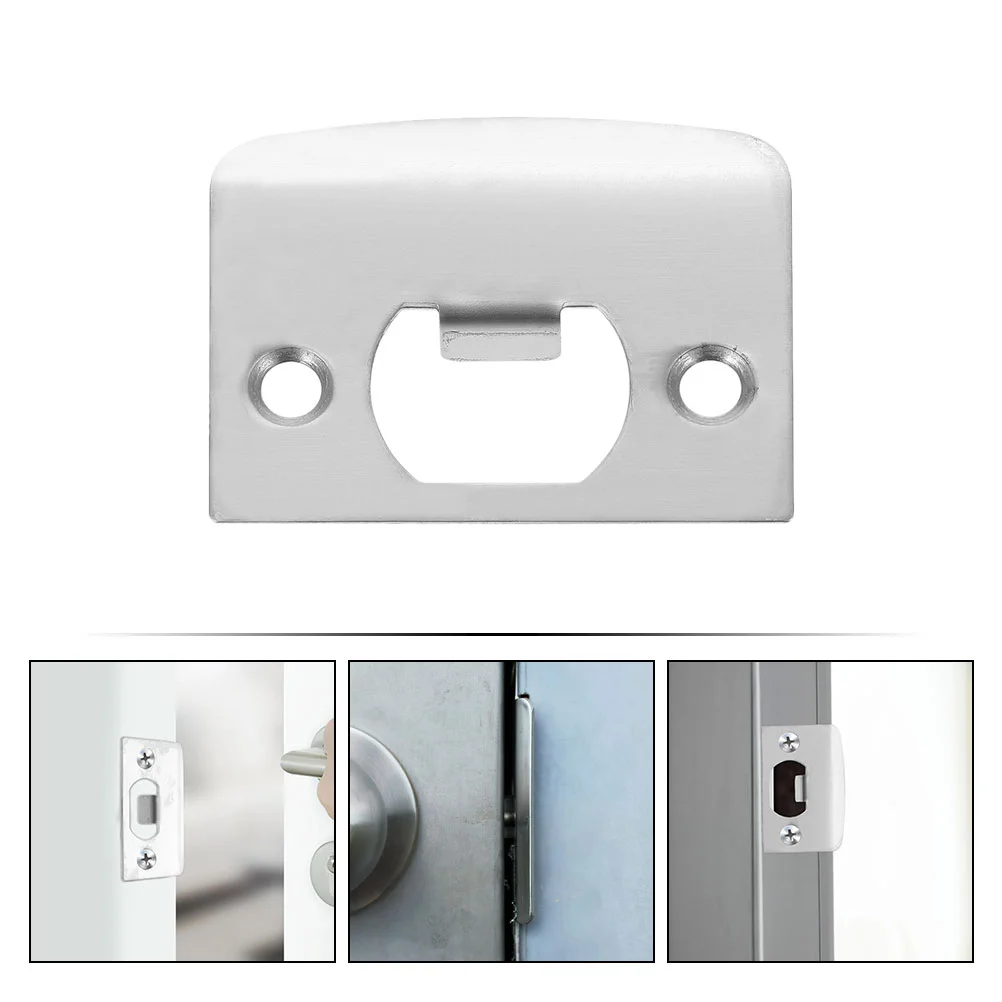 Cubiertas de placa de hebilla de lengüeta de cerradura, perilla de puerta, refuerzo de relleno de orificio de cerrojo