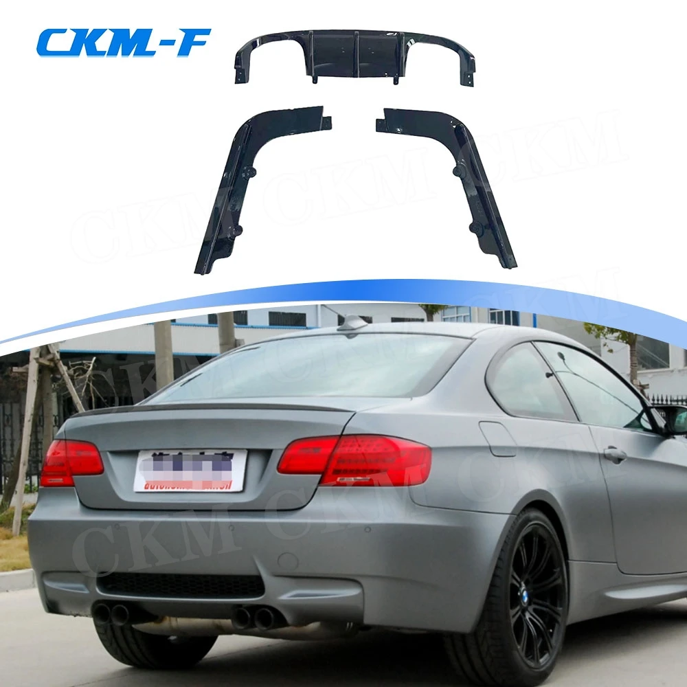 

Car V Style Rear Diffuser Spoiler Rear Splitters Flaps Body Kits Accessories for BMW E92 E93 M3 2009 2010 2011 2012