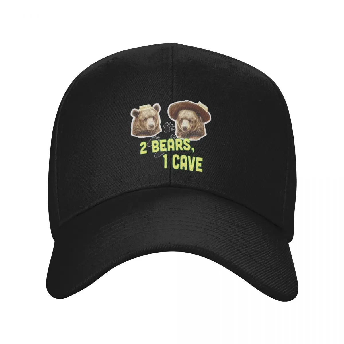 

2 BEARS 1 CAVE CUTE BEARS 04 Baseball Cap Hat Man Luxury Beach fashionable tactical cap Mens Women's