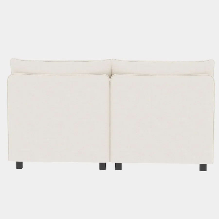 Sedile senza braccioli per divano componibile modulare Divano convertibile con divano letto portaoggetti Set divano componibile in tessuto flessibile modulare C